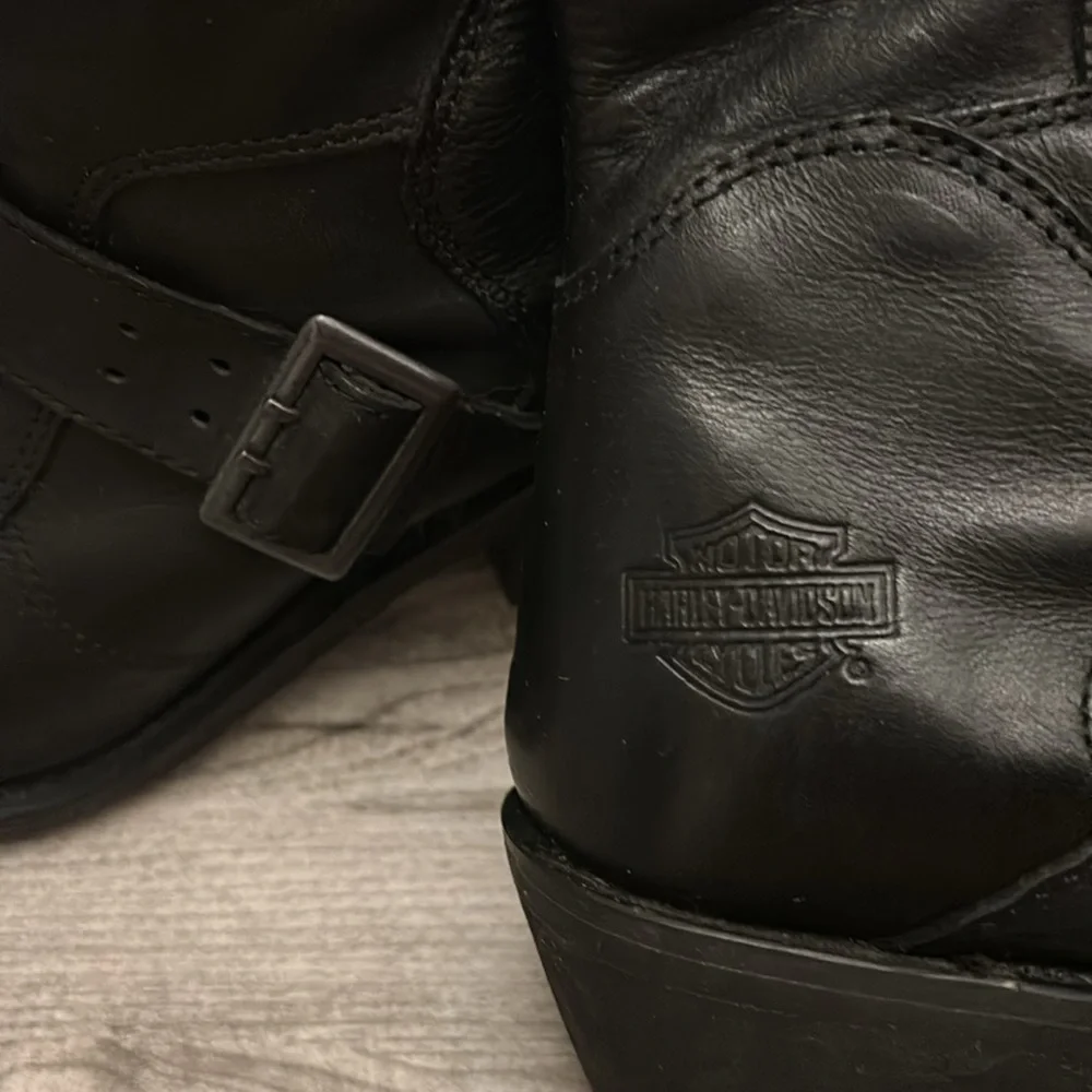 Harley-Davidson® Women's Boulder Black Heel Riding 7-Inch Motorcycle Boot D88351 - Picture 6 of 16